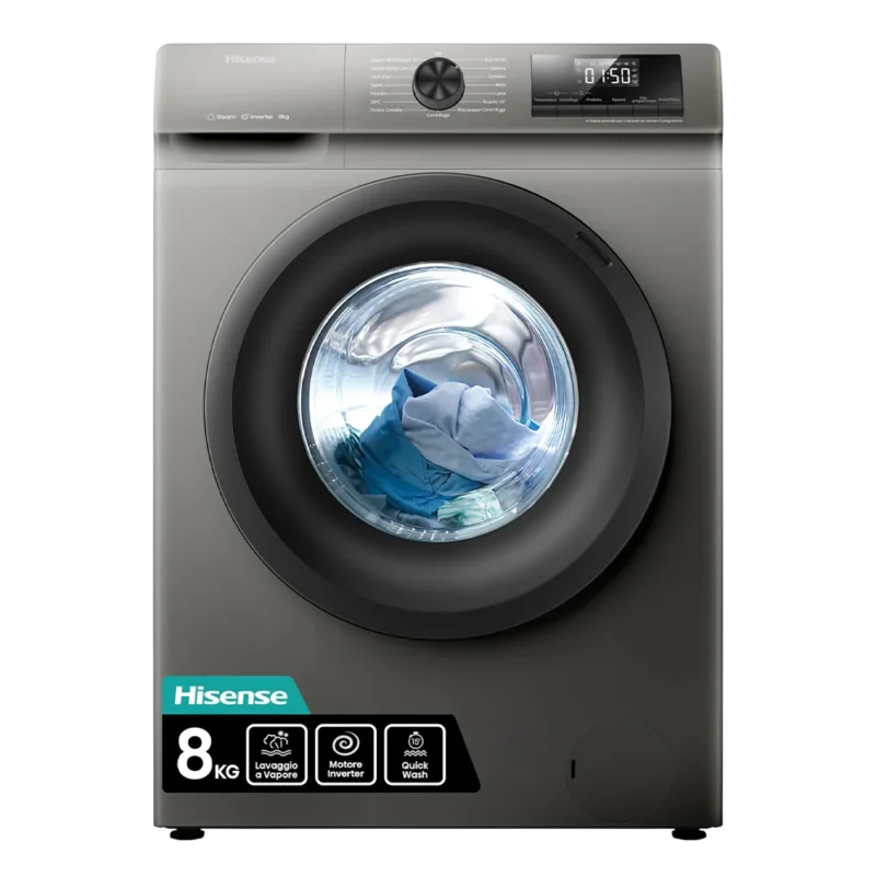 Hisense WFQP8014EVMT Front Load Washing Machine