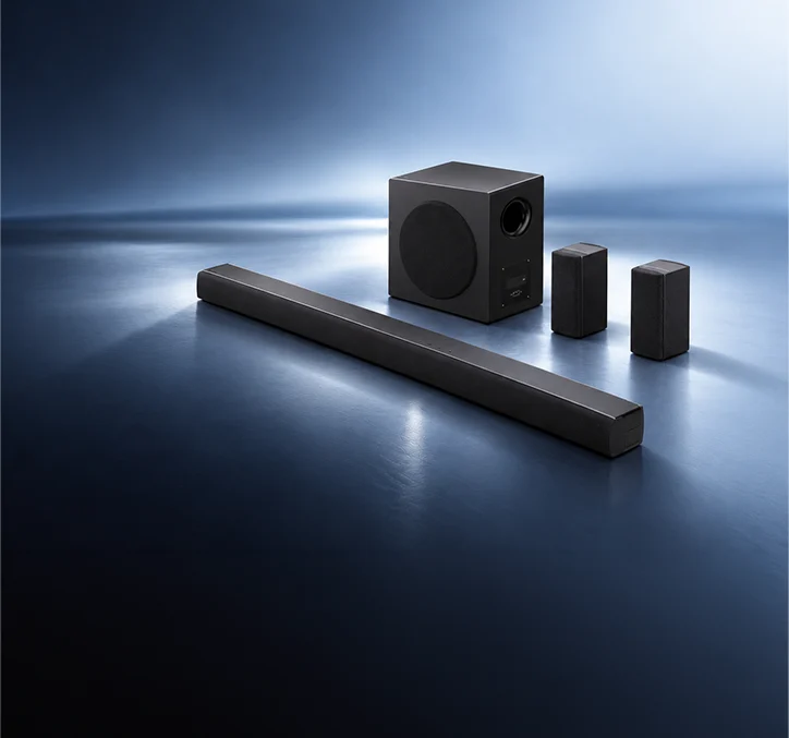 High-end acoustic speakers and home theatre system